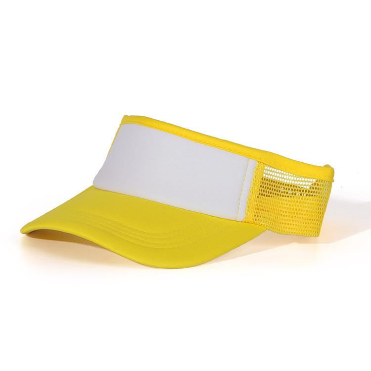 High Quality Sun Visor Sport Cap Hat Customizable with Personal Logos for Personal Branding Direct From Guangzhou Warehouse Adult size жёлтый