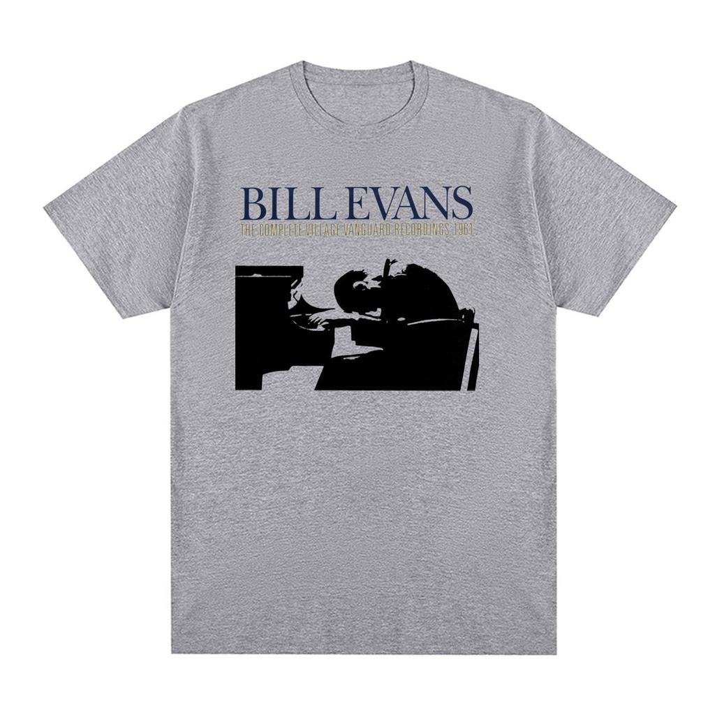 Bill Evans Vintage tričko Jazzová klavírní hudba 60. léta Bavlna Pánské tričko Nové Tričko Tričko Dámské topy