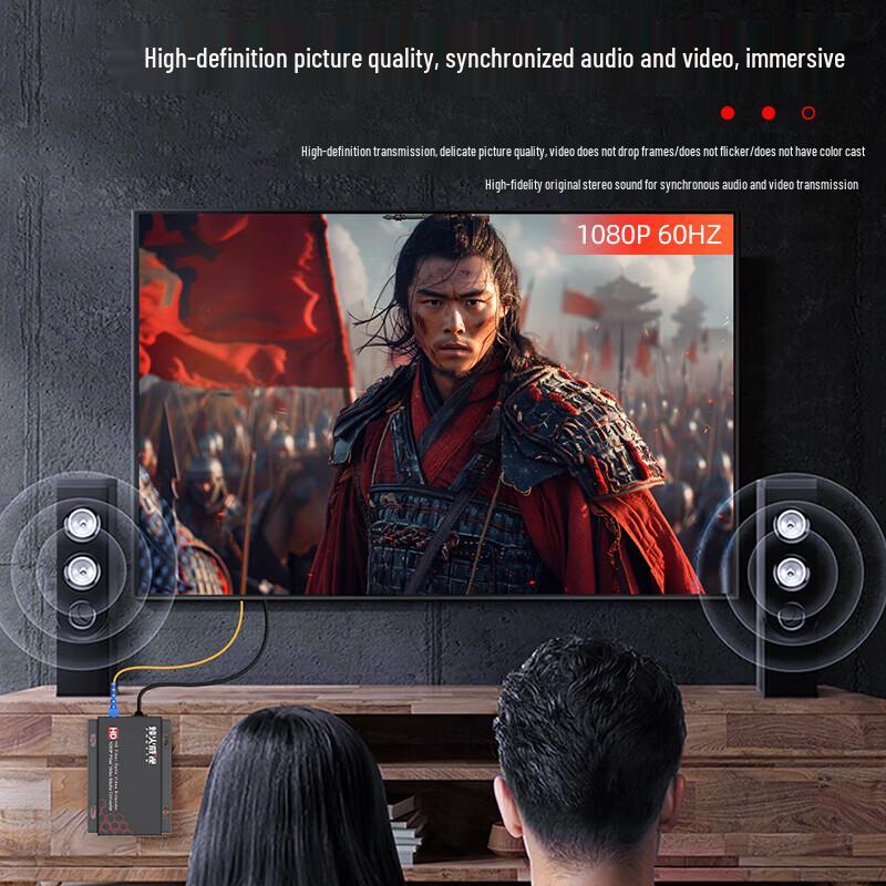 Fenghuoweishi HDMI Fiber Optic Video Extender Kit