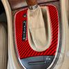 Für Mercedes-Benz CLS C219 2004–2009 Auto-Gangschaltungskasten-Panel-Aufkleber-Abdeckungs-Ordnung, Kohlefaser-Innenraum
