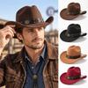 Faux Suede Wide Brim Hat Wide Brim Faux Suede Hat Fashion Sun Protection Hat  For Men Women