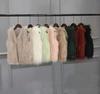 Autumn and winter imitation fur fox hair vest women's water hair jacket men's and women's clothing foreign style vest top
