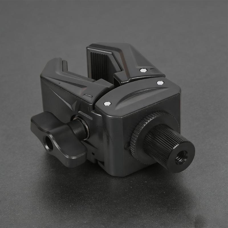 Universal 1/4Inch Camera Mount Clamp Super Clamp With Adjustable 15mm To 45mm Jaw For Tripods Bikes Action Cameras