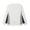 Fila Comfortable Letter Round Neck Pullover Long Sleeve T-Shirt Men Tops Cloud-Mushroom-White F11M519214F-WT