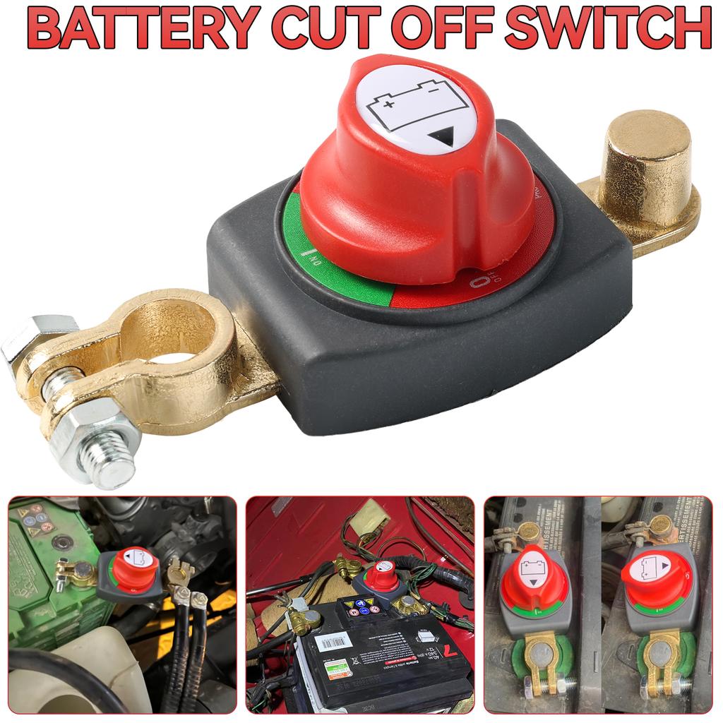Battery Disconnect Switch Heavy Duty Switch Disconnect Isolator Metal Side Post Battery Disconnect Switch Multipurpose Battery