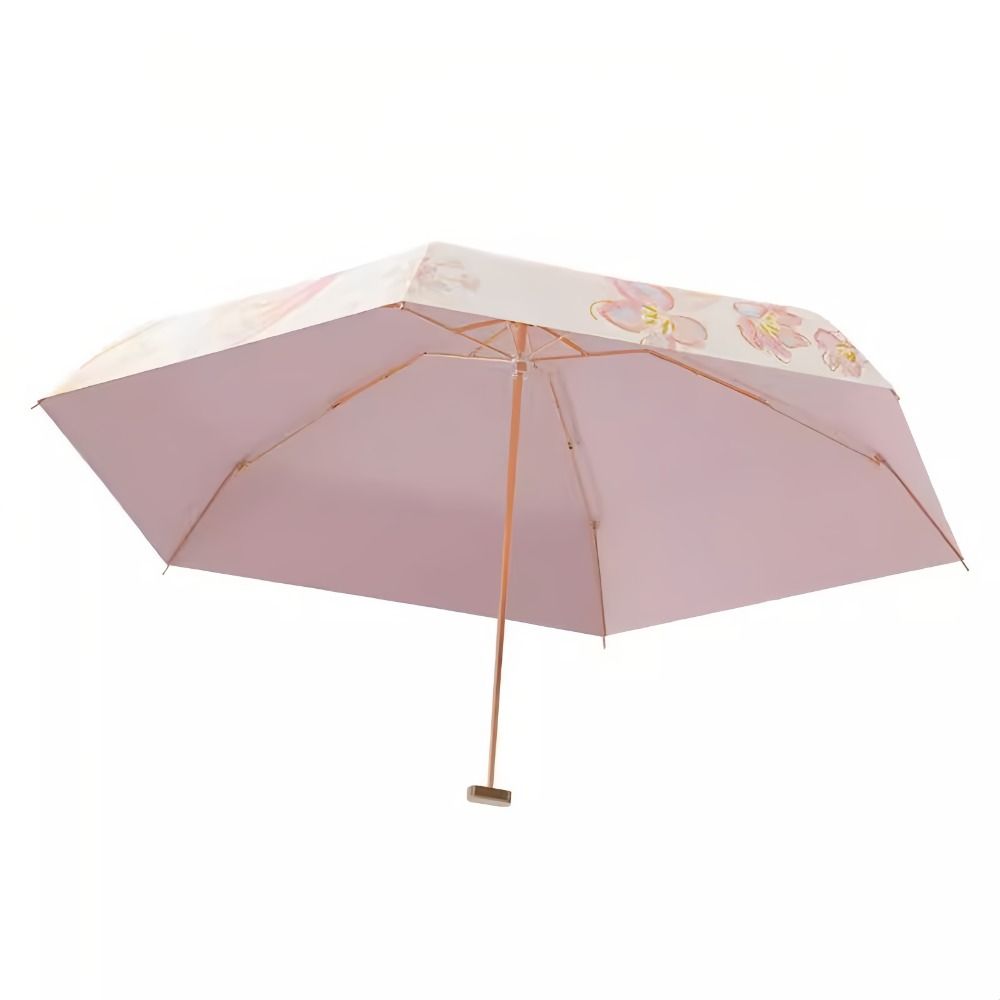 Windproof Sunshade Umbrella UV Protection Mini Parasol Practical Folding Rain Umbrella Travel