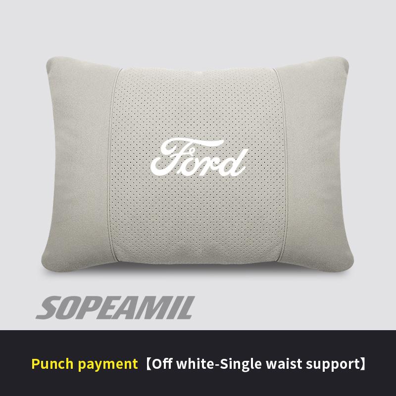 Car Headrest Neck Support Pillow Ford ST Ranger Fusion Mustang Kuga Fiesta EXPLORER EDGE Mondeo Focus Seat Lumbar Cushion Pillow