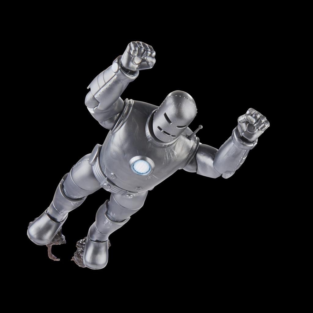 Hasbro Marvel Legends Series Figura de Acción Iron Man Vengadores 60 Aniversario con 6 Auténticas (Modelo 01), 6 pulgadas (15cm) Accesorios, F7061,