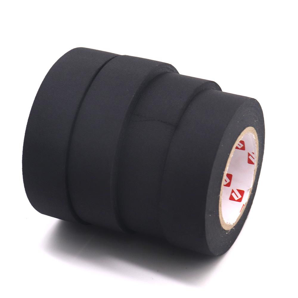 Black Automotive Wrap Velvet Wiring Fleece Fabric Cotton Adhesive Cloth Wire Harness Tape