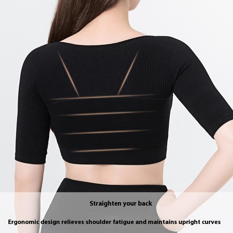Arm Slimming Back Posture Corrector Arm Shaping Sleeves Fat Reduction For Women Back Support Posture Corrective Shapewear Tops
