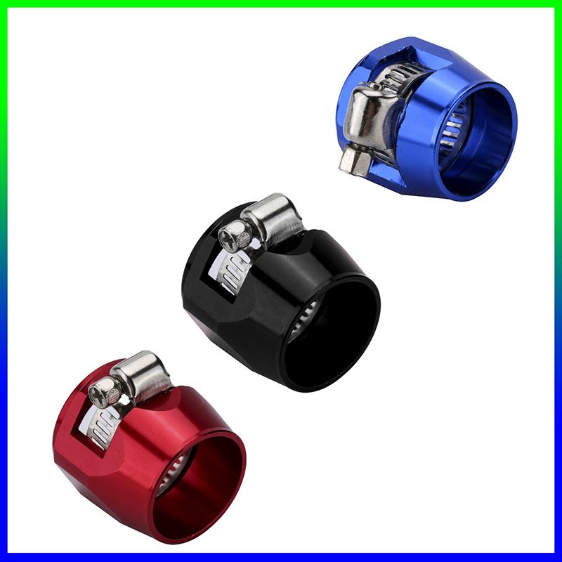 1pc AN4 AN6 AN8 AN10 AN12 Car Hose Finisher Clamp Universal Hose Clamps  Radiator Modified Fuel Pipe Clip Buckle Oil End Finishe