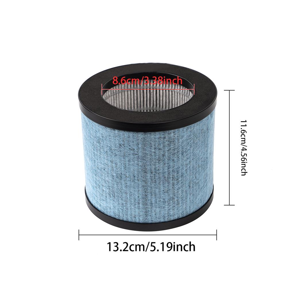TOPPIN TPAP002 Air Purifier HEPA Comfortable Air C1 3-in-1 H13 True HEPA Filter Replacement