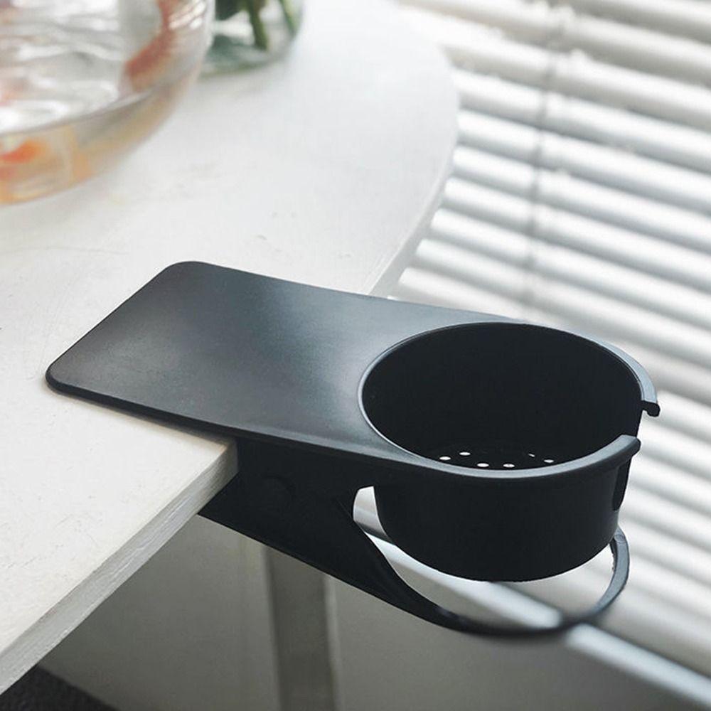Plastic Table Edge Clamp Anti-spill Storage Rack Table Organizers Desk Storage Clip  Office