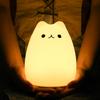 Luce Notturna LED Camera da Letto Sensore Touch Telecomando Decorazione Gatto Respirante Lampada per Allattamento