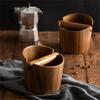 Akazienholz Kaffeesatz-Knockbox Leicht zu tragen Holz Abnehmbare Klopfstange Kaffeesatzbehälter Kaffee Bar Zubehör Café Heimgebrauch