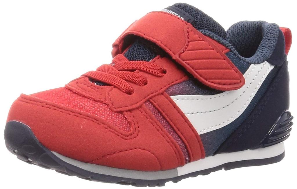 Athletic MS 2E [Moonstar] Sneakers, Shoes, C2121, Kids, Red, 14.0 Cm,
