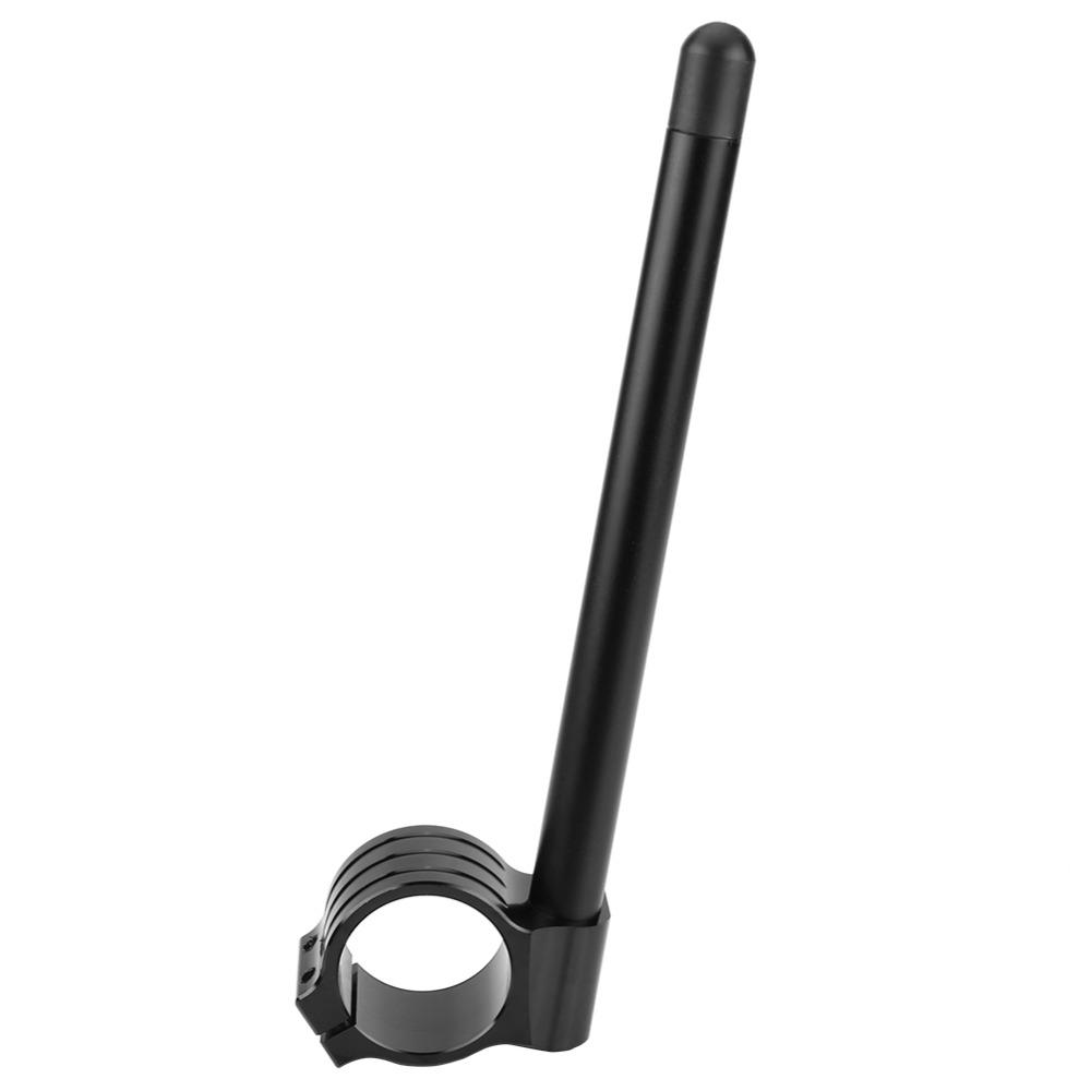 2pcs CNC Machined Clip On Handlebars 37mm Fork Tube Universal Handlebar Pair For Cafe Racer