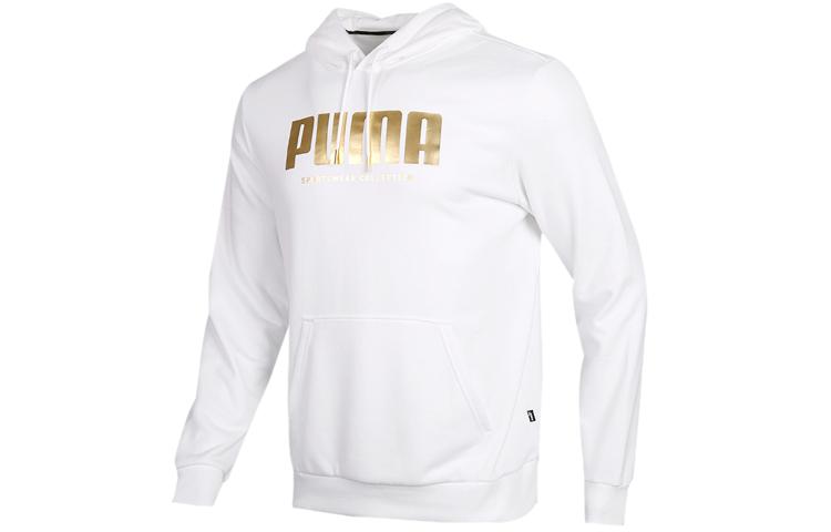 PUMA Толстовки Мужские Белые С капюшоном Умеренный Другое 581765-02 XL