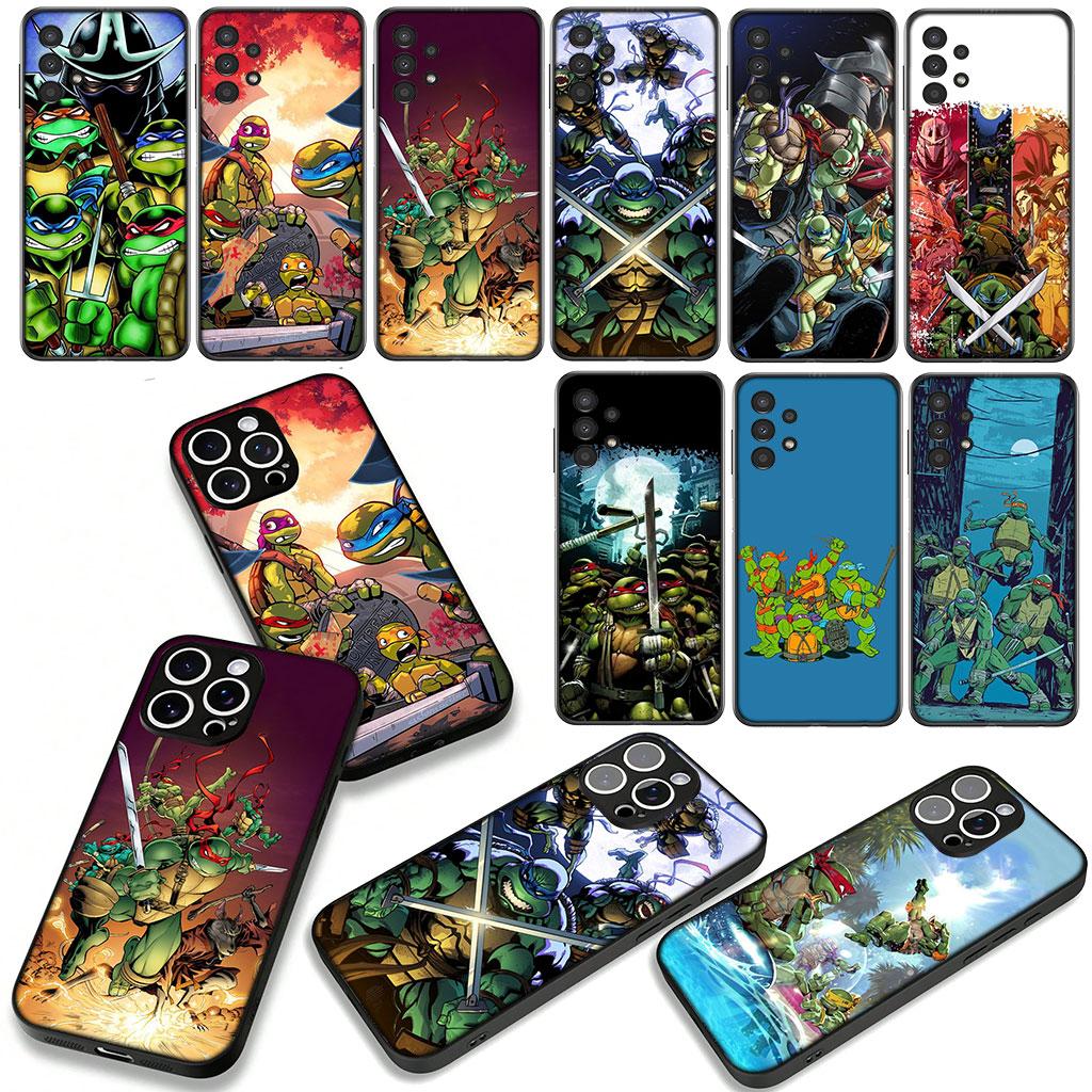 Cover for Apple iPhone 16 15 14 Plus 13 12 Mini 17 Pro Max + ProMax 16E Air Phone Case N-Ninjas Cartoon T-Turtles