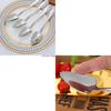 Stainless Steel Grapefruit Spoon Serrated Fruit Spoons Stirring Teaspoons HX6C