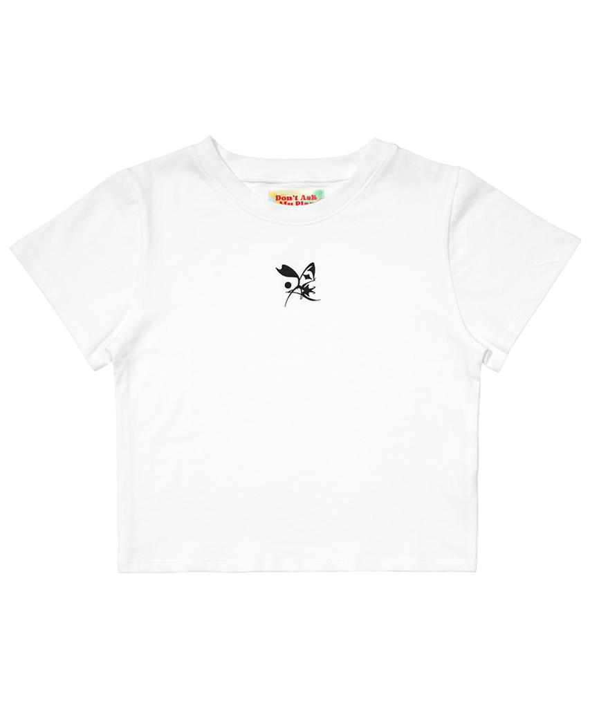 DAMP Mystery Crop Top_White