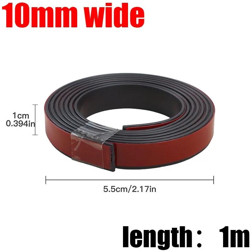 DIY 10/15/20mm Self Adhesive Magnetic Strip Tape Curtain Window Back Adhesive Waterproof Easy Cut Blackboard Craft Home OfficePinstriping Tape 3