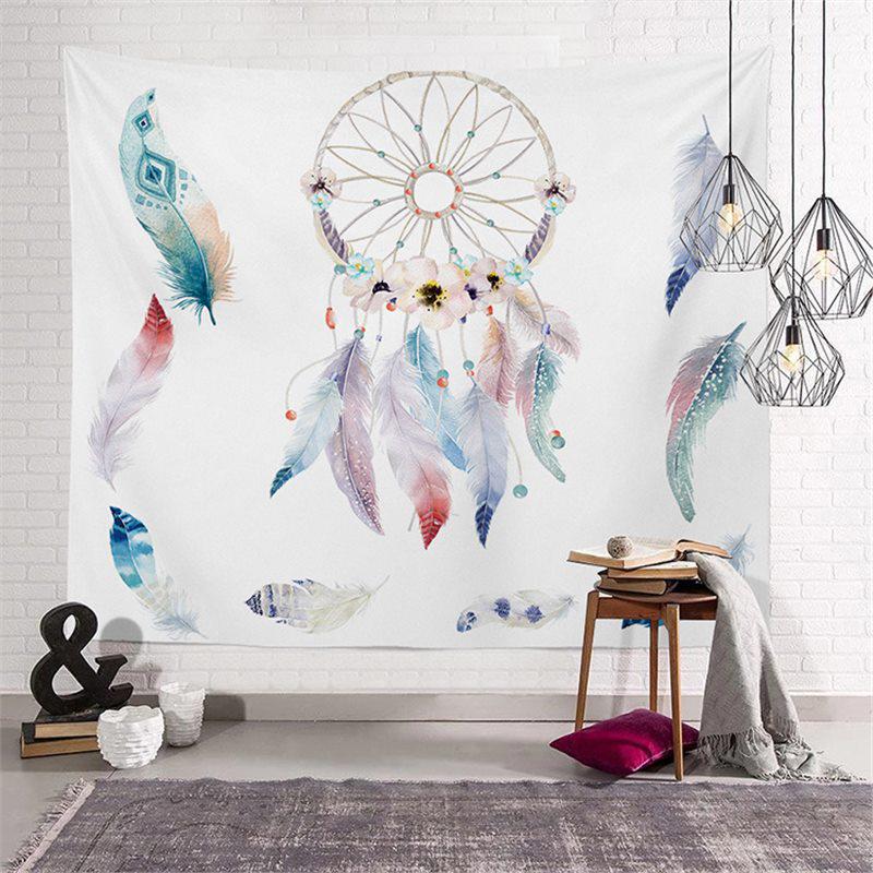 Flamingo Decorative Tapestry: Summer Series Landscape Wall Hanging