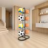 Nail-Free Sports Ball Storage Rack for Basketball, Volleyball, and Children's Basketball Hoop