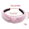 Elegant Knotted Fabric Hairband Women Wide Headband Hair Styling Accessories