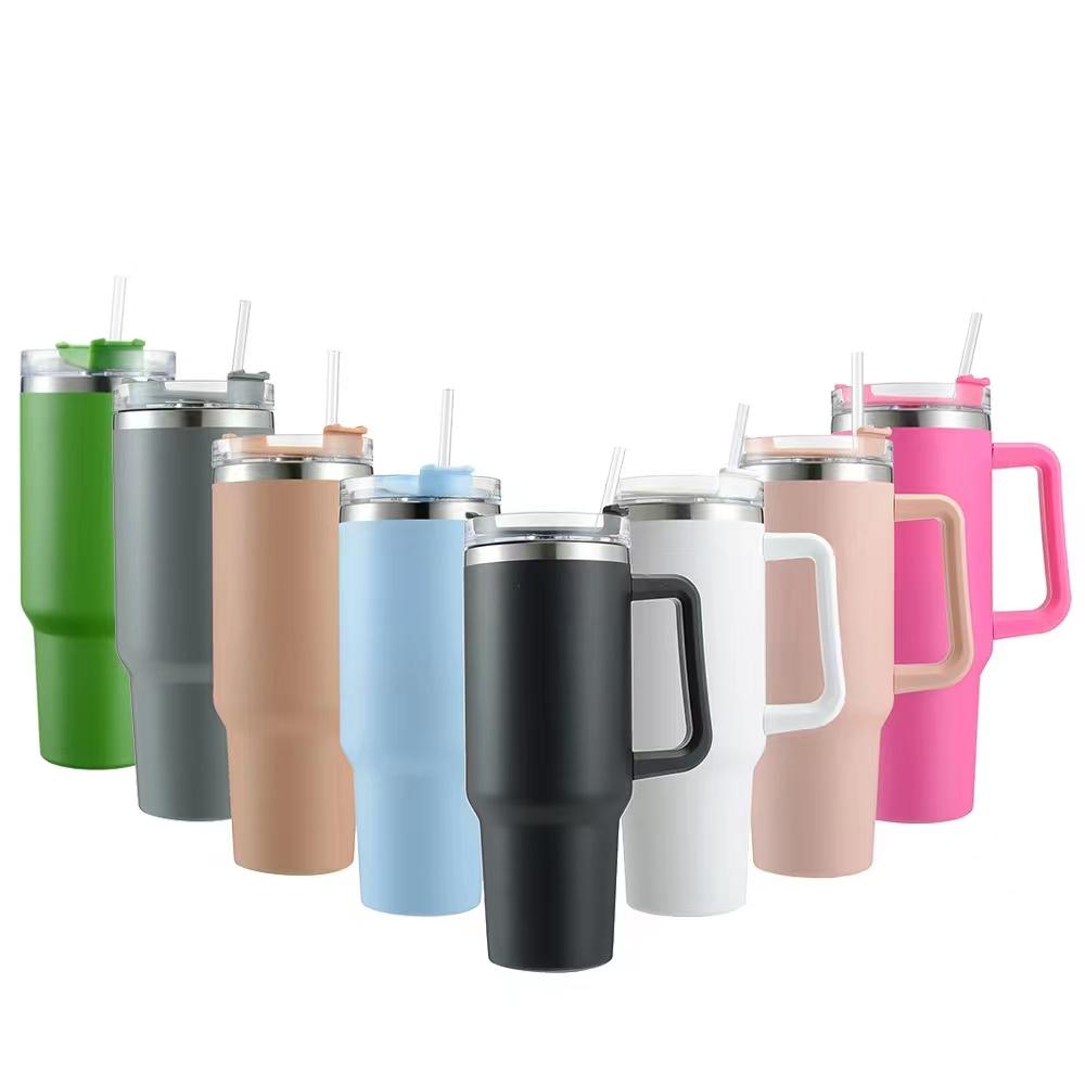 Custom logo 40oz Car Wine Cool Beer Stainless Steel Beer Theroms  Flask Tumbler Travel Beer Mug Water Bottle Thermos Coffee mugs