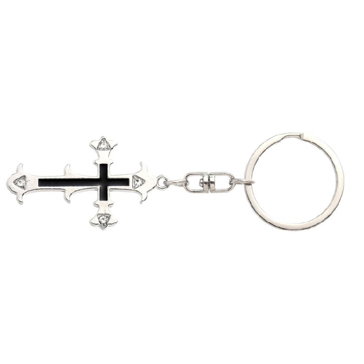 Vintage Cross Keychain Bag Pendant Backpack Decoration Couple Keysholder