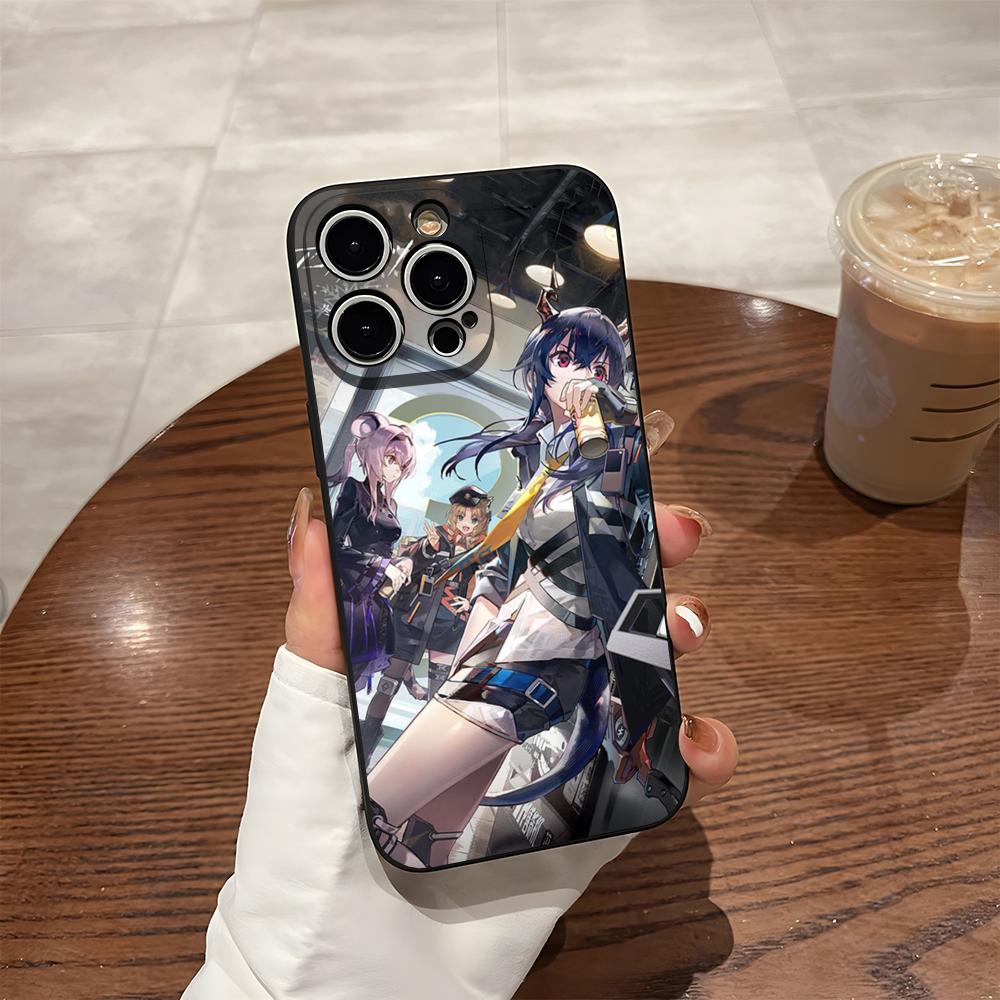 Phone Case For 17 Pro Max Iphone 14 Pro Max 12 16 15 13 Pro 11 Xr X Xs 8 7 Plus Back Cover Arknights Hot Selling