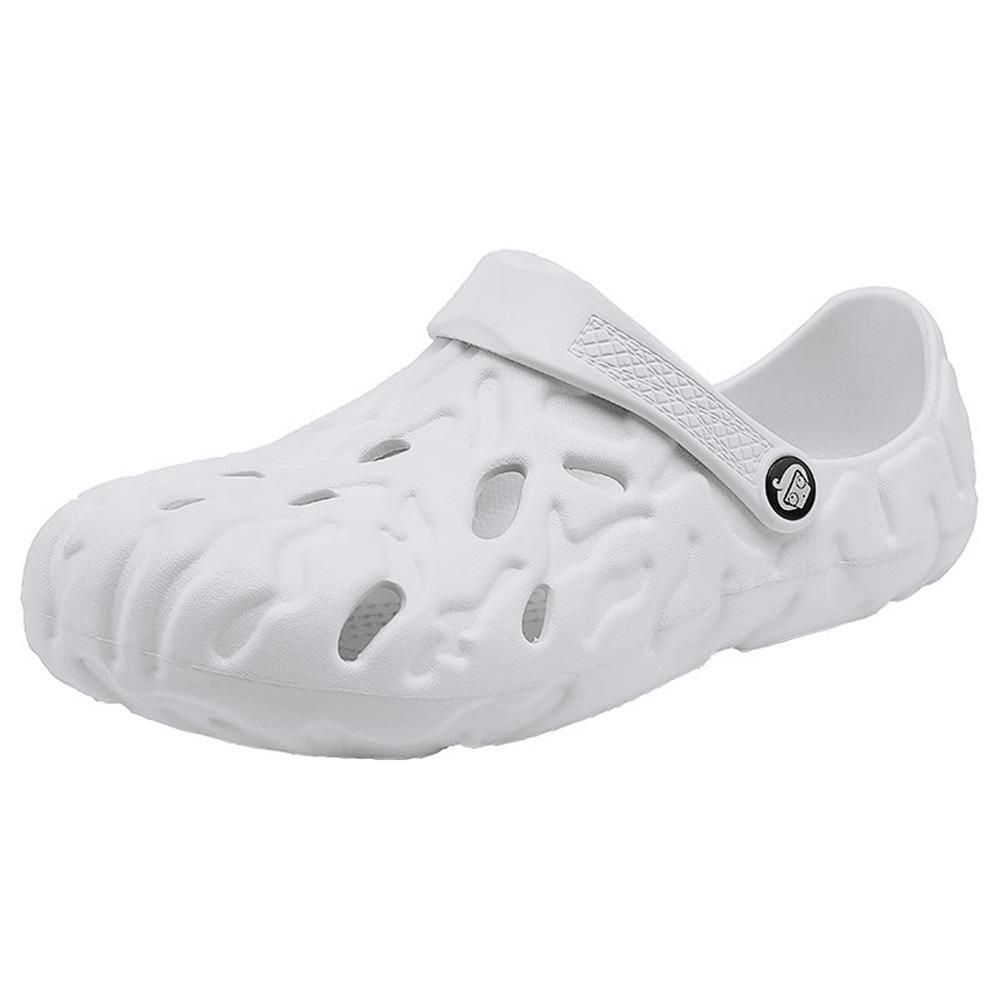 Men’s Large Size Closed Toe Buckle Sandals Slippers (Sizes 46-49) for Beach