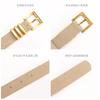 Light Luxury Retro Pin Buckle Belt Women'S Simple Jeans Decorative Belt High-End Suede Women'S Belt