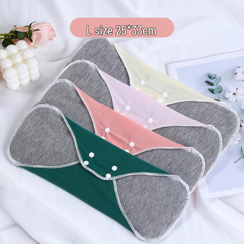 Washable Leak-Proof Cotton Graphene Incontinence Pads for Adults and Women Graphene L (25*33cm)