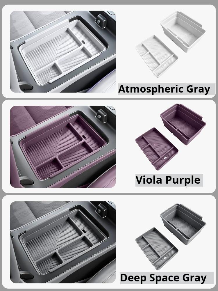 For Xpeng MONA L03 Armrest Box Double Layer Storage Box Central Control Organizer Interior Modification