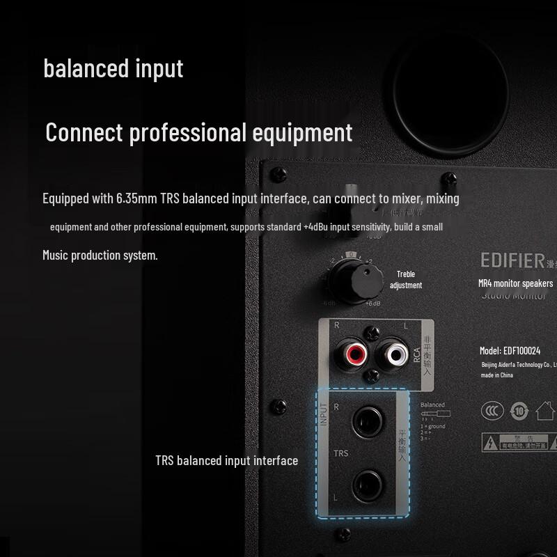 Edifier MR4 High-Fidelity Active 2.0 Monitor Speakers