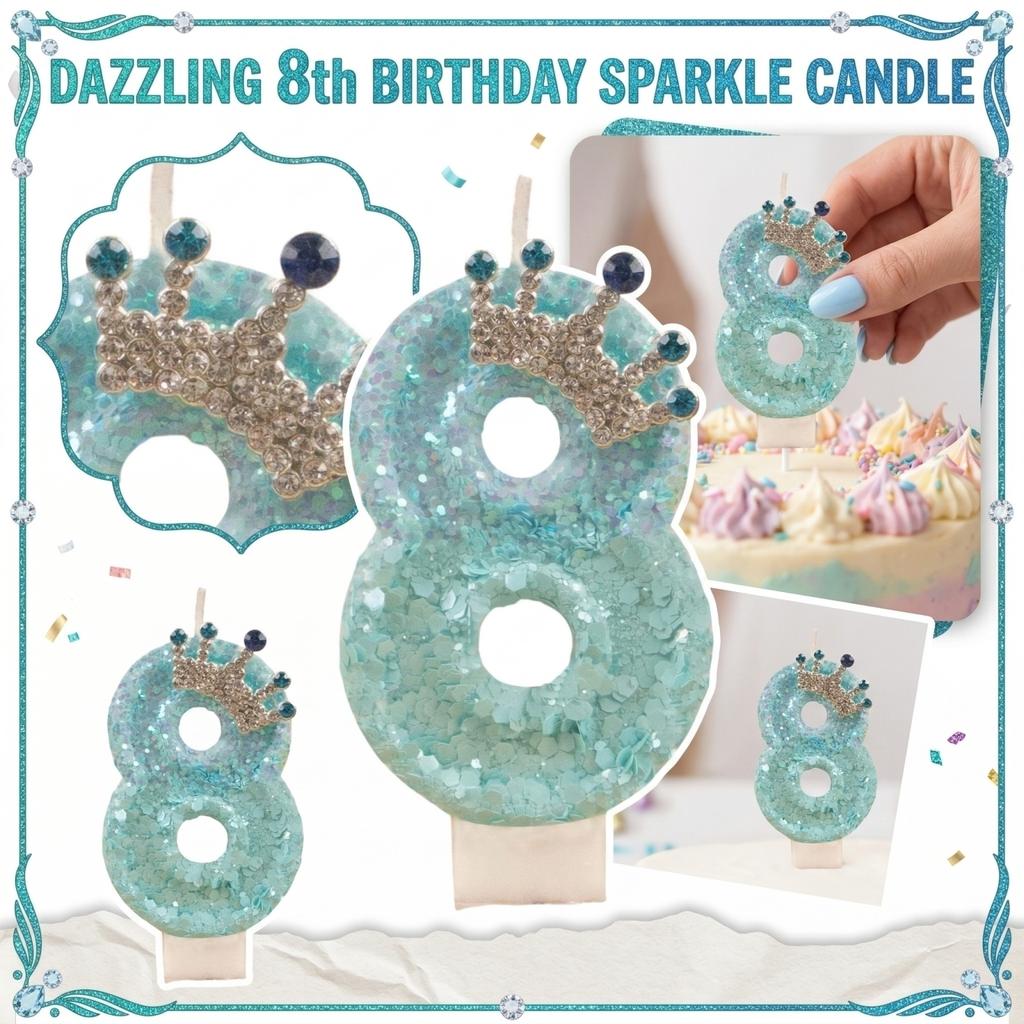 Fashion Cartoon Creative Birthday Candles Party Digital Candles