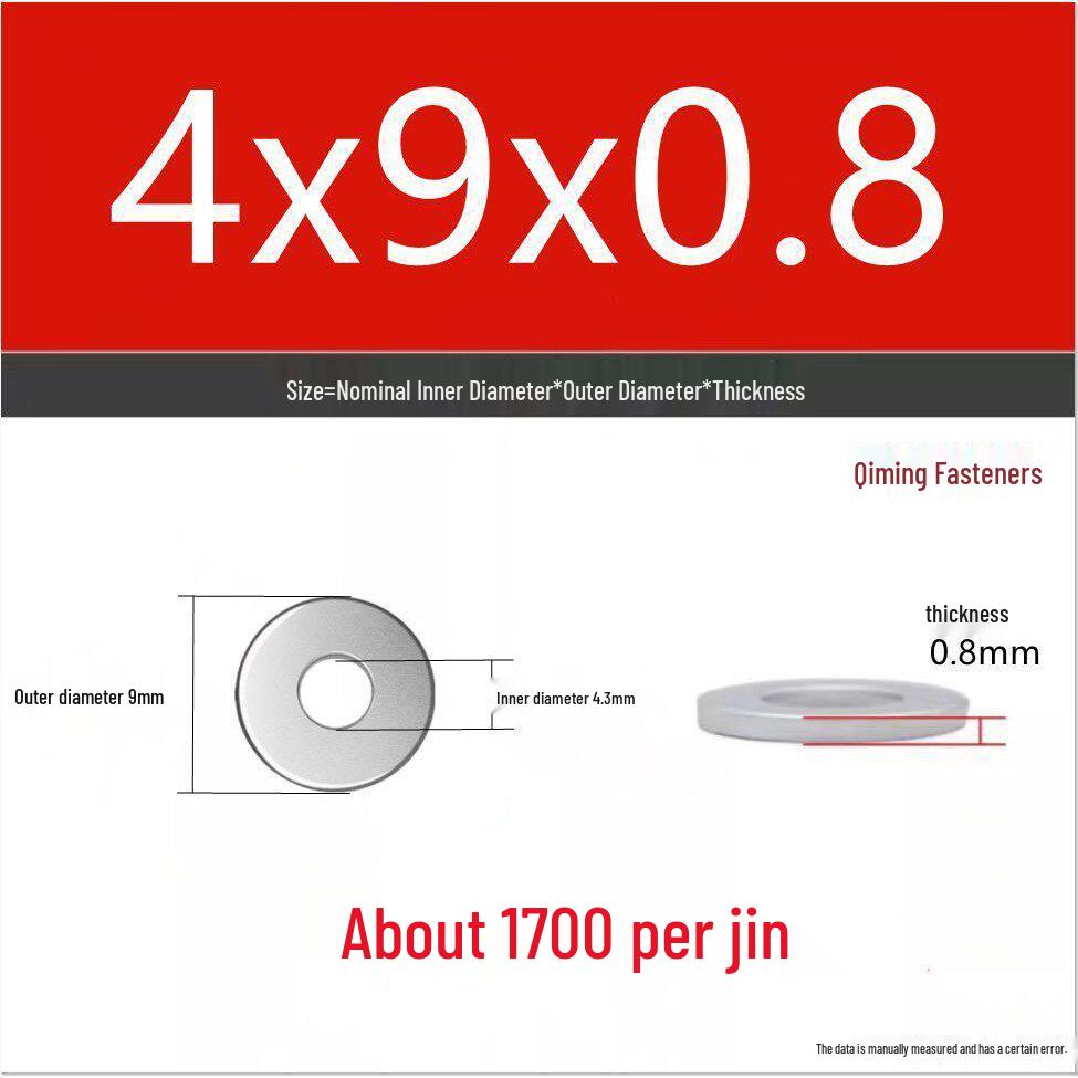 4.8 Grade Galvanized Iron Flat Washer, M3-M40 Oversized Metal Hole Gasket.
