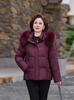 2026 Premium Women's Short Hooded Down Jacket with Thick Fox Fur Collar - Winter Coat for Middle-aged and Elderly