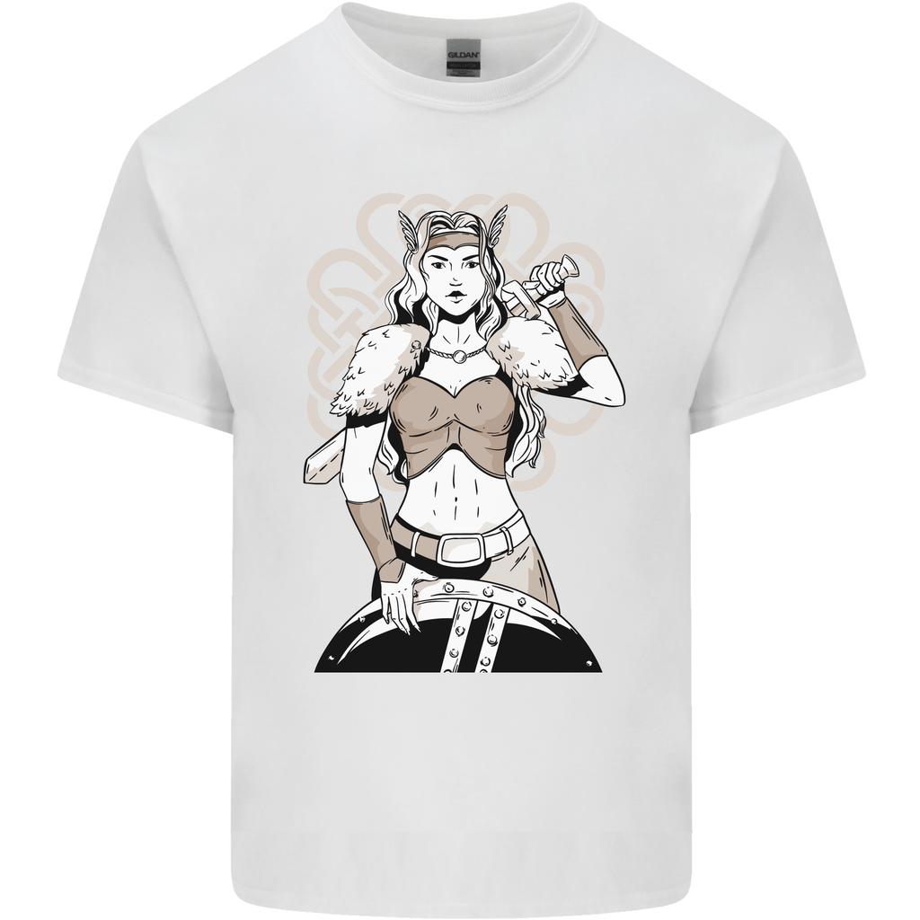 A Female Viking Shield Maiden Warrior Unisexs Light Cotton TShirt