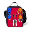 Rainbow Friends Rainbow Friends Lunch Bag Elementary School Picnic Bag Cartoon Shoulder Bag Satchel