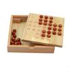 Marmer Solitaire Bordspel Tafelblad Decor Educatief Familie voor Tieners Volwassenen