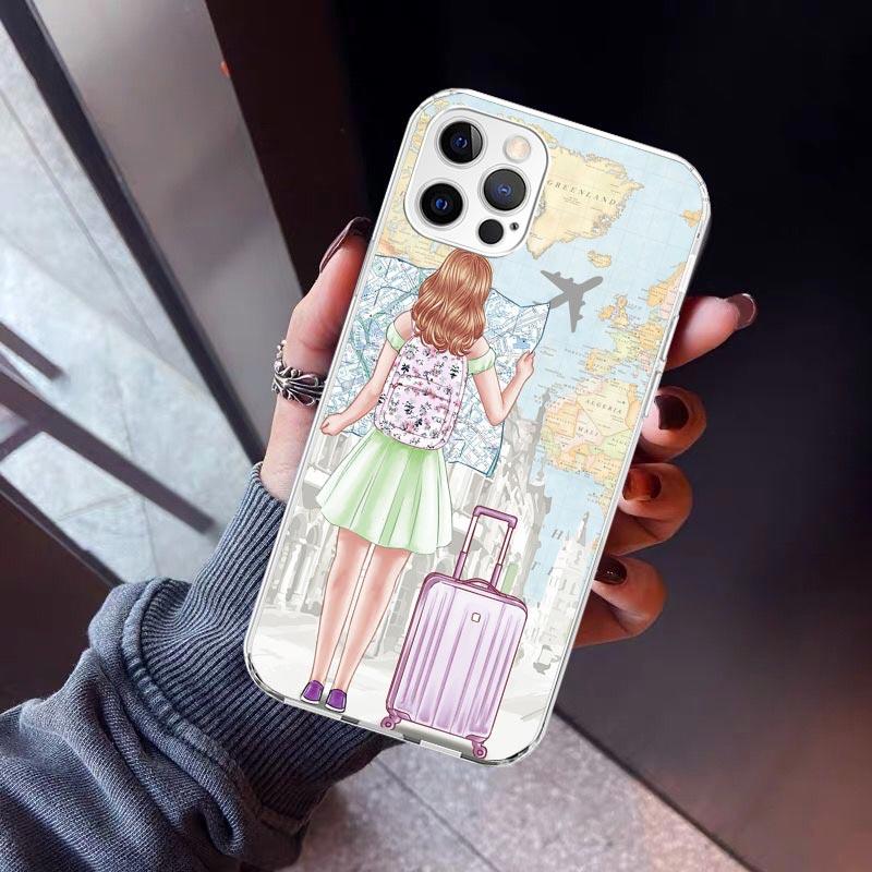 Girls Best Friends Forever BFF Phone Case For iPhone 17 Air 16 15 Pro Max 14 Plus 13 Mini 12 11 Cover 7 8 SE Silicone Shell Prin