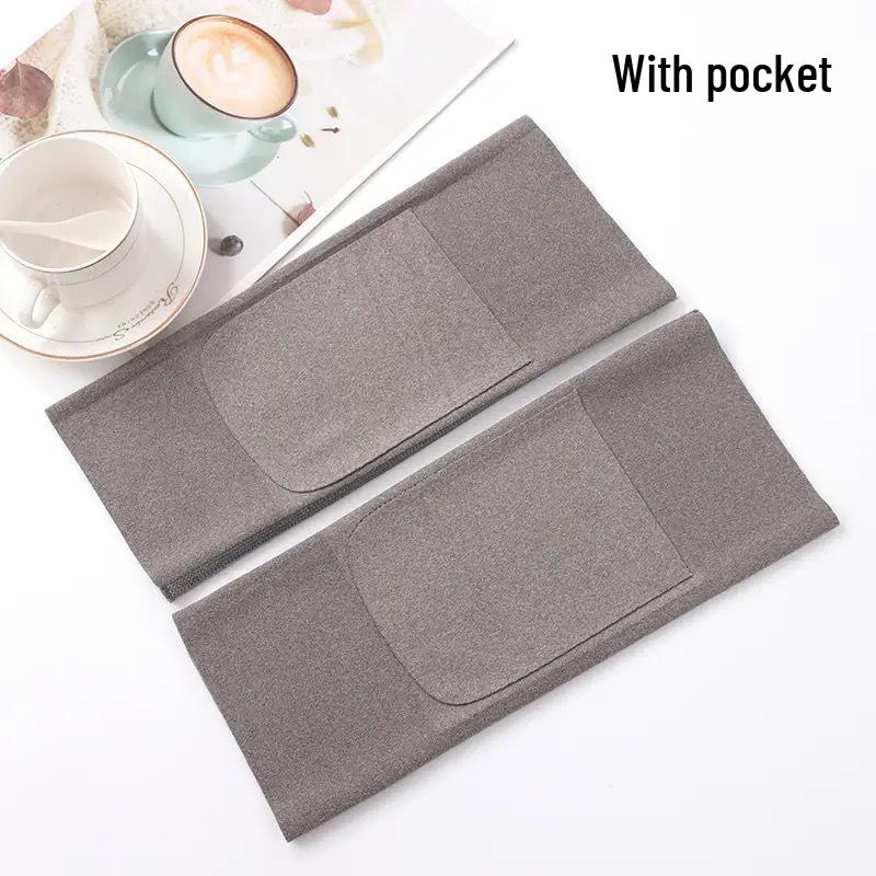 Fleece-Lined Knee Pad: Warmth and Support for Men and Women - Heat-Generating Sports Leg Protector