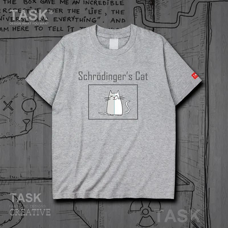 Schrodingers Cat TShirt 100 Cotton ONeck Summer Short Sleeve Casual Mens Tshirt Size S3XL S