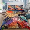 Japanese Style Scenery Art Bedding Set Single Twin Full Queen King Size Bed Set Adult Kid Bedroom 3D Print Bedding Gift
