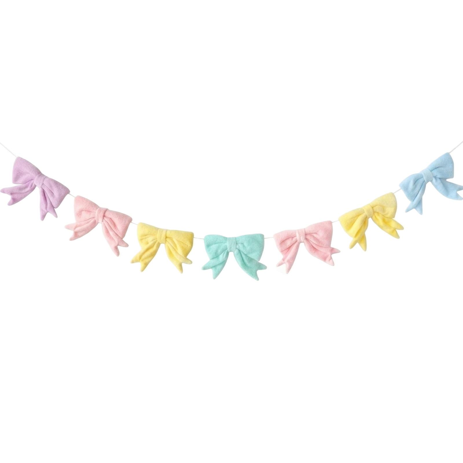 

Easter Decorations - Velvet Bows - Spring Home Party Decorations - Playful Birthday Decorations For Tables, Doors, Mantels, And Walls One Size