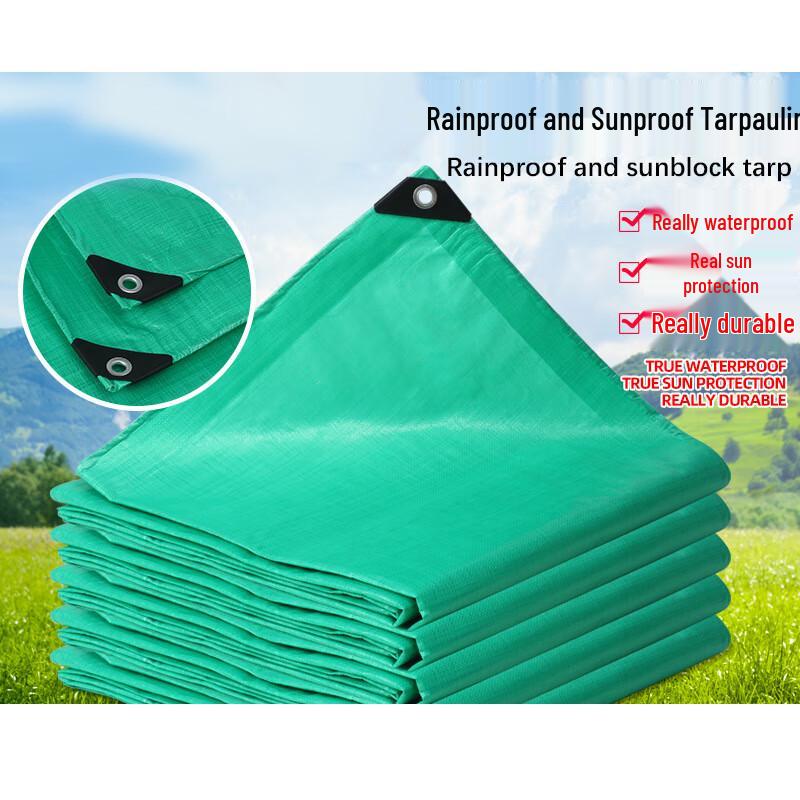 Ceyu Green Heavy-Duty Waterproof Tarpaulin