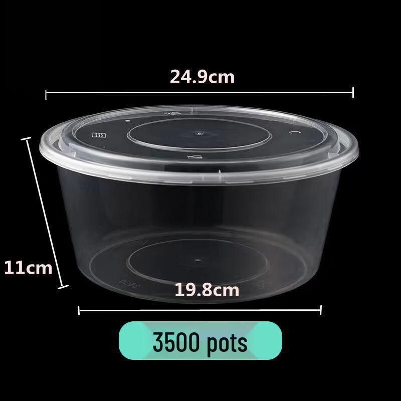 Disposable PP Round Food Container Set